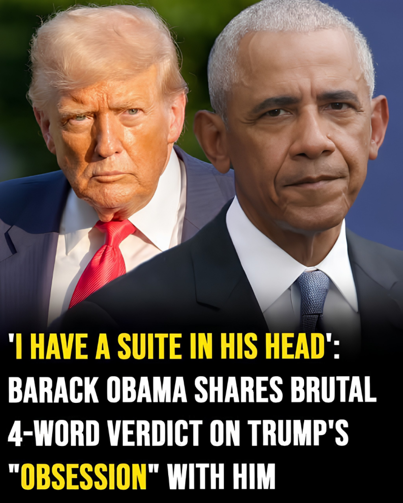 ‘I have a suite in his head’: Barack Obama shares brutal verdict on Trump’s “obsession” with him