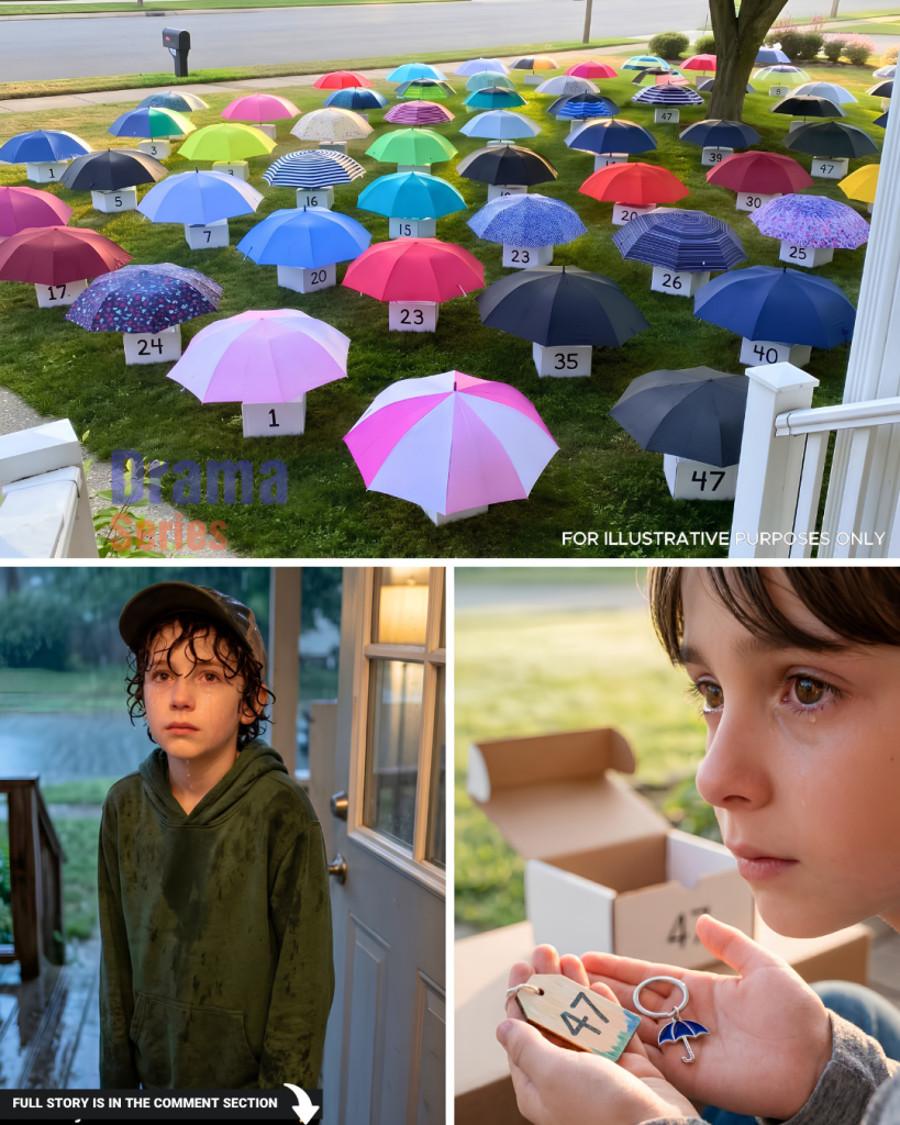 My 12-Year-Old Son Gave His Late Father’s Umbrella to a Pregnant Stranger in the Rain—The Next Morning, 47 Umbrellas Appeared on Our Lawn