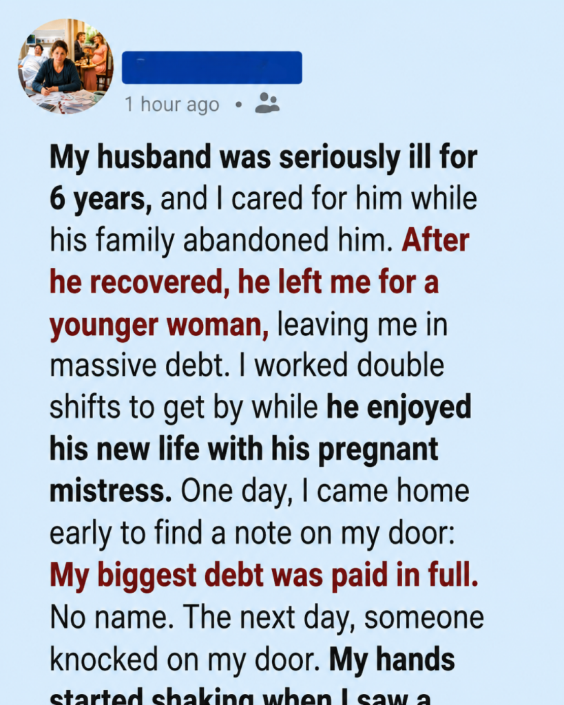 I Sacrificed Everything to Save My Husband—He Left Me Buried in Debt After His Recovery, and His Mistress Delivered a Stunning Surprise