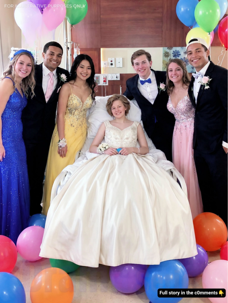 My Daughter’s Friends Brought Prom to Her Hospital Room—Then Her Best Friend Handed Me an Envelope and Said, “This Is the Real Reason We’re Here”