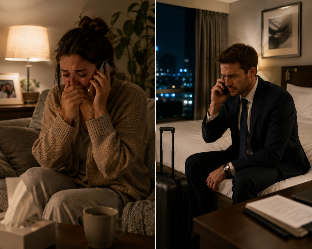 My Husband Went on a Work Trip With His Female Colleague—Hours Later, He Called Me in Tears