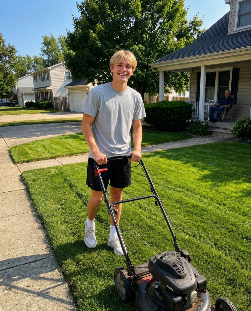 My Son Mowed Our Elderly Neighbor’s Lawn for Free for Four Years—Then a Lawyer Handed Him Four Envelopes at the Funeral