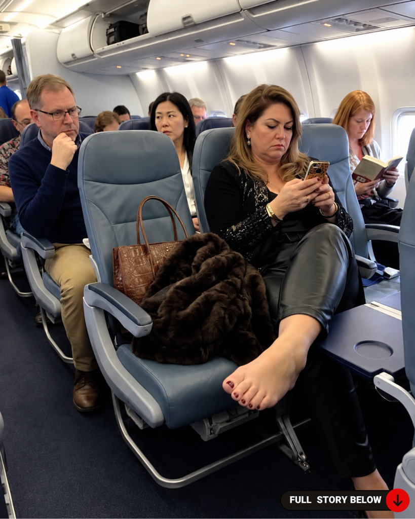 A Woman Refused to Leave the Airplane Seat I Had Paid For – What My 10-Year-Old Daughter Pulled Out of Her Backpack Left Every Passenger Speechless